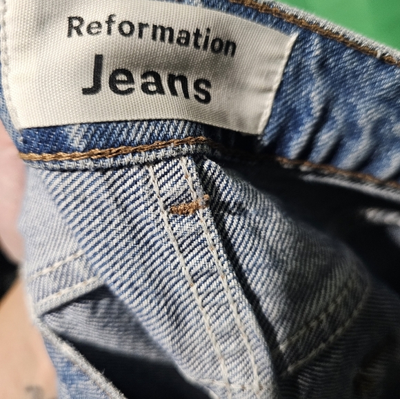 Reformation 27 Julia High High Waisted  EUC Waist 29 Inseam 26 - Picture 3 of 4